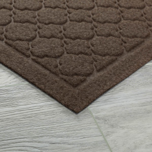 Коврик придверный Лакрум Орнамент прямоугольник коричневый, фото 10