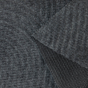 Коврик придверный Дюран Волна Вертикальная серый, фото 4