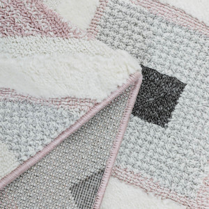 Ковер VICENZA B0242A ANTHRACITE/PINK, фото 4