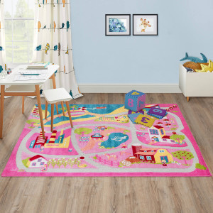 Ковры из Турции Play Rugs D781A PINK/CREAM, фото 5