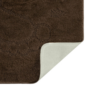 Комплект ковриков на пенорезине FLO 3001 BROWN с вырезом, фото 6