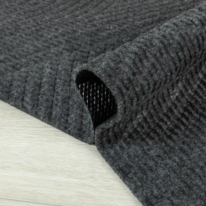 Коврик придверный Дюран Волна Вертикальная серый, фото 11