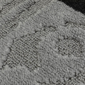 Комплект ковриков на пенорезине FLO 3332 GREY MİX с вырезом, фото 9