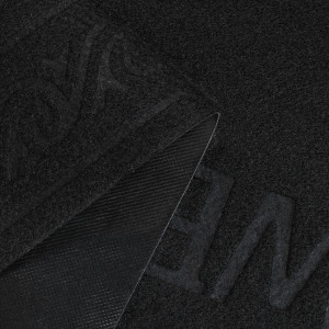 Коврик придверный Лакрум Welcome полукруг черный, фото 4