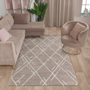 Ковры из Турции Daria L348A Beige/White, фото 6