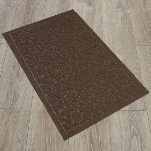 Коврик придверный Лакрум Steen прямоугольник коричневый, фото 3