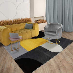 Ковры из Турции REGGI L255A L.GREY/YELLOW, фото 5