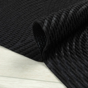 Коврик придверный Дюран Волна Вертикальная черный, фото 11