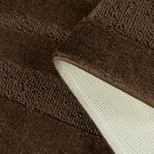 Комплект ковриков на пенорезине FLO 3002 BROWN с вырезом, фото 4