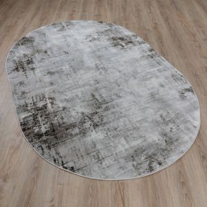 Ковры из Турции Trendy 5511A L.Grey/D.Taupe овал, фото 2