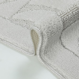 Комплект ковриков на пенорезине FLO 3002 GREY с вырезом, фото 5