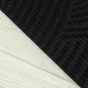 Коврик придверный Дюран Волна Вертикальная черный, фото 9