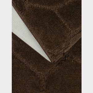 Комплект ковриков на пенорезине FLO 3008 BROWN с вырезом, фото 11