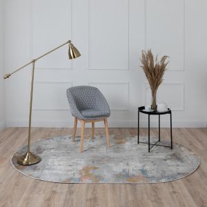 Ковры из Турции Trendy 5623A L.GREY/ROSE овал, фото 6