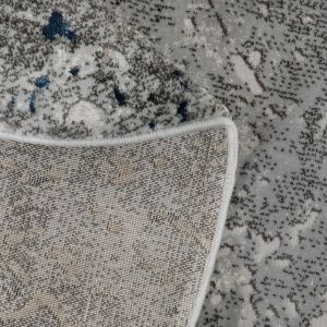 Ковры из Турции ALMIRA E1621 GREY/N.BLUE круг, фото 4