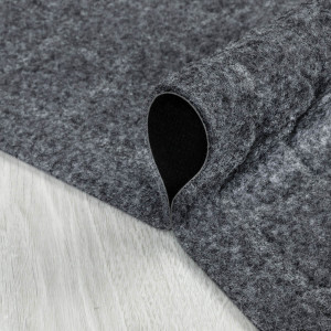 Коврик придверный Лакрум Steen полукруг серый, фото 11