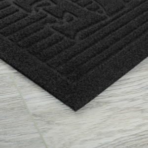 Коврик придверный Лакрум Welcome прямоугольник черный, фото 10