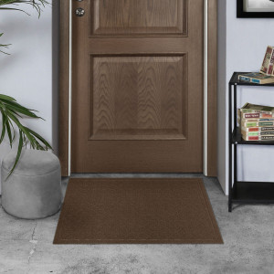 Коврик придверный Лакрум Орнамент прямоугольник коричневый, фото 6