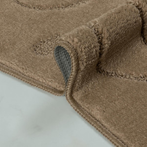 Комплект ковриков на пенорезине FLO 3001 CARAMEL с вырезом, фото 5