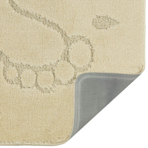 Комплект ковриков на пенорезине FLO 3001 BEIGE с вырезом, фото 6