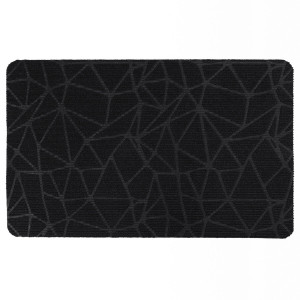 Коврик придверный Дюран Битое стекло черный, фото 1