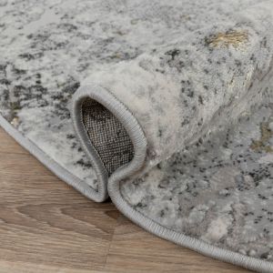 Ковры из Турции ALMIRA E1621 GREY/GOLD круг, фото 3