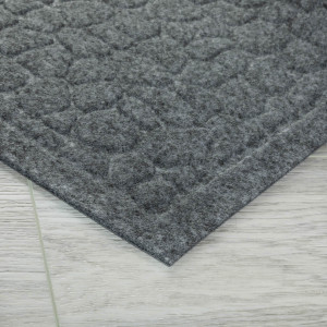 Коврик придверный Лакрум Steen прямоугольник серый, фото 10