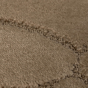 Комплект ковриков на пенорезине FLO 3001 CARAMEL с вырезом, фото 9