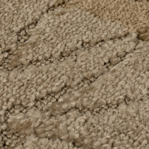 Комплект ковриков на пенорезине FLO 3333 BEİGE MİX с вырезом, фото 9