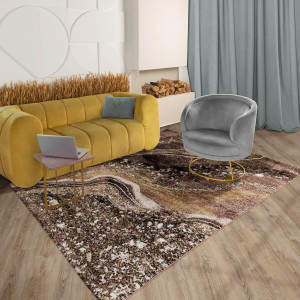 Ковры из Турции Elsa L884A Brown/Black, фото 6