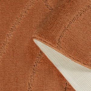 Комплект ковриков на пенорезине FLO 3224 ORANGE с вырезом, фото 4