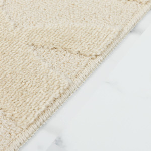 Комплект ковриков на пенорезине FLO 3018 BEIGE с вырезом, фото 8