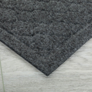 Коврик придверный Лакрум Орнамент прямоугольник серый, фото 10