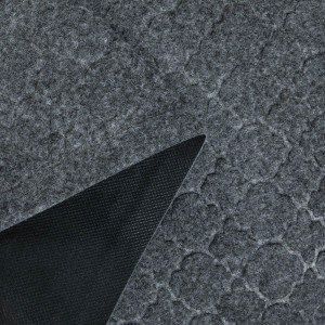 Коврик придверный Лакрум Орнамент прямоугольник серый, фото 4