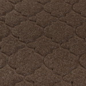 Коврик придверный Лакрум Орнамент прямоугольник коричневый, фото 8