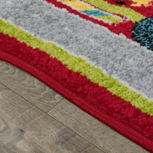 Ковры из Турции COLOR (shapes) L740A RED/L.GREY, фото 4