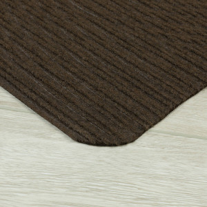 Коврик придверный Дюран Волна Вертикальная коричневый, фото 9