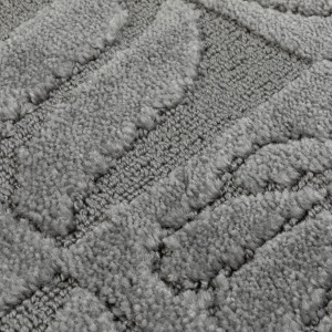 Комплект ковриков на пенорезине FLO 3002 D.GREY с вырезом, фото 9