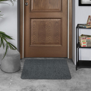 Коврик придверный Дюран Волна Вертикальная серый, фото 6