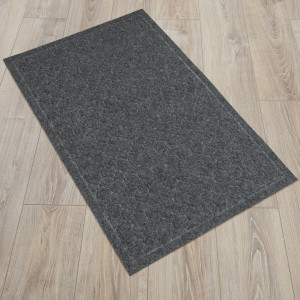 Коврик придверный Лакрум Орнамент прямоугольник серый, фото 3