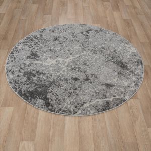 Ковры из Турции ALMIRA GR734 GREY/GREY круг, фото 2