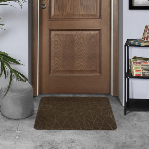 Коврик придверный Дюран Битое стекло коричневый, фото 6