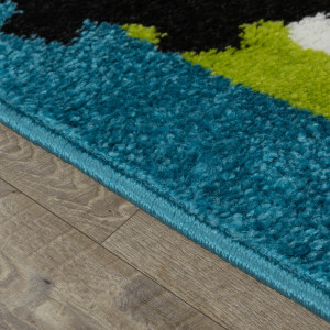 Ковры из Турции COLOR (shapes) L564A BLUE/GREEN, фото 4