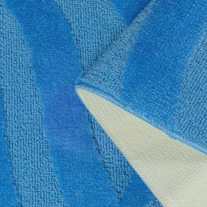 Комплект ковриков на пенорезине FLO 3018 BLUE с вырезом, фото 4