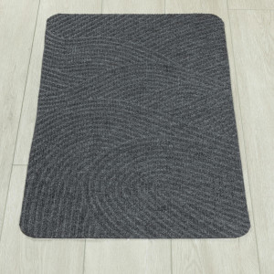 Коврик придверный Дюран Волна Вертикальная серый, фото 2