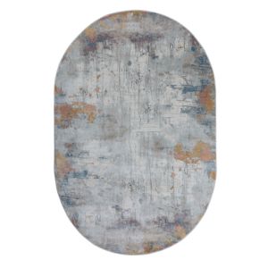 Ковры из Турции Trendy 5623A L.GREY/ROSE овал, фото 1