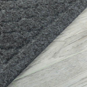 Коврик придверный Лакрум Орнамент прямоугольник серый, фото 9