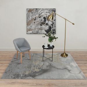 Ковры из Турции ALMIRA HE378A GREY/GOLD, фото 3
