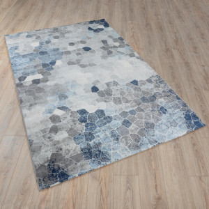 Ковры из Турции FLORES 20004A Grey/Navy, фото 3