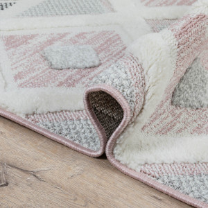 Ковер VICENZA B0242A ANTHRACITE/PINK, фото 5